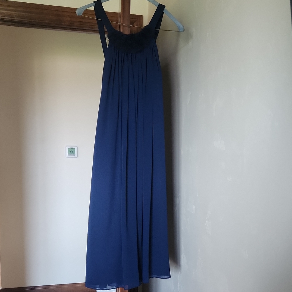 Alvina Valenta Maids Deep Blue Dress